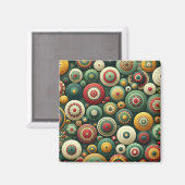 抽象芸術磁石 マグネット (正面/裏面)