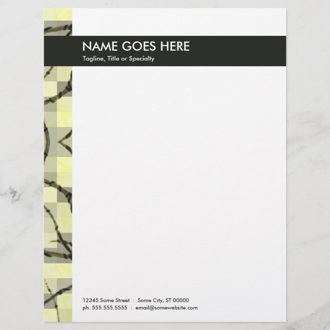 抽象芸術神経 レターヘッド (正面)