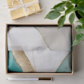 抽象芸術禅の背景金ゴールドゼアル緑のデコパージュ 薄葉紙 (ギフト)