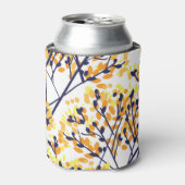 抽象芸術秋の木のパタモダンーン 缶クーラー (缶正面)