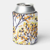 抽象芸術秋の木のパタモダンーン 缶クーラー (缶裏面)