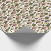 抽象芸術秋の森のシームレスなパターン ラッピングペーパー (角)