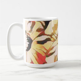 抽象芸術秋フローラ モーフィングマグカップ