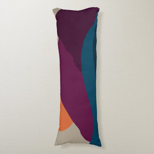 抽象芸術秋秋の山の風景サンセット ボディピロー (正面縦)