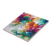 抽象芸術移動鮮やかアルコールインク タイル (側面)