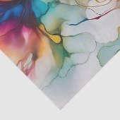 抽象芸術移動鮮やかアルコールインク 薄葉紙 (詳細)