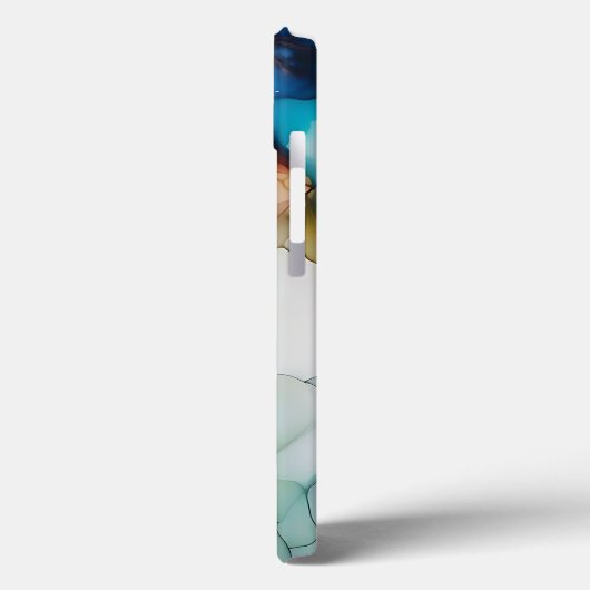 抽象芸術移動鮮やかアルコールインク Case-Mate iPhoneケース (裏面 / 左)