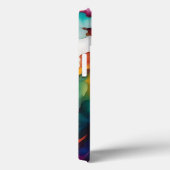 抽象芸術移動鮮やかアルコールインク Case-Mate iPhoneケース (裏面 / 右)