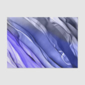 抽象芸術積層型タイ数々のの染青色クラフト 薄葉紙 (正面)
