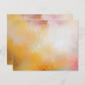 抽象芸術空白のテンプレートカラフルエレガント ノートカード (正面/裏面)