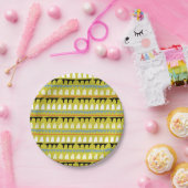 抽象芸術窓及び成形品おもしろいカラフル ペーパープレート (パーティー)