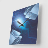 抽象芸術第一時計 スクエア壁時計 (傾斜)