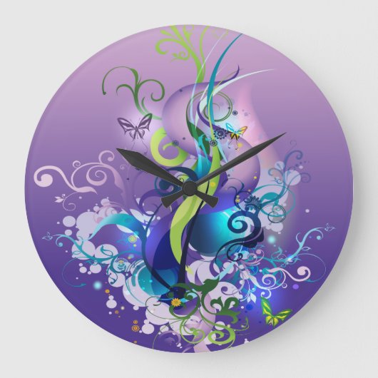 抽象芸術第三十五時計 ラージ壁時計 (正面)