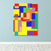 抽象芸術第二十六号 キャンバスプリント (インサイチュ (ウッドフロア))