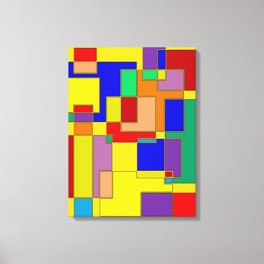 抽象芸術第二十六号 キャンバスプリント (正面)