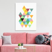 抽象芸術第五百八十五 キャンバスプリント (インサイチュ (リビング))