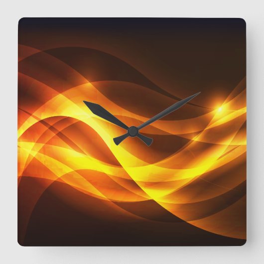 抽象芸術第十三時計 スクエア壁時計 (正面)