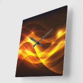 抽象芸術第十三時計 スクエア壁時計 (傾斜)