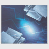 抽象芸術第1条紙オプション ラッピングペーパー (フラット)