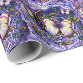 抽象芸術第115条とバタフライオプションラッピング紙 ラッピングペーパー (ロールコーナー)