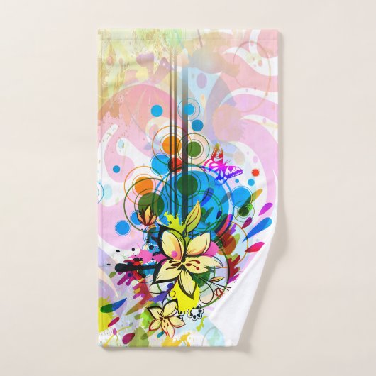 抽象芸術第26条バスルーム用タオルセット バスタオルセット (ハンドタオル)