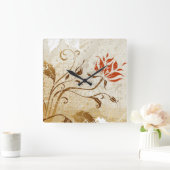 抽象芸術第50条時計 スクエア壁時計 (ホーム)