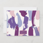 抽象芸術筆記パーソナライズされた具 ノートカード (裏面)