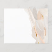 抽象芸術箔サンキューカード |予算 チラシ (裏面)