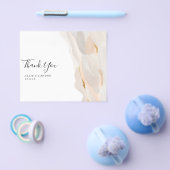 抽象芸術箔サンキューカード |予算 チラシ (シングル)