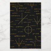 抽象芸術算数 ワインラベル (シングルラベル)