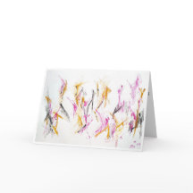 抽象芸術管理「暖かい抱擁」カード