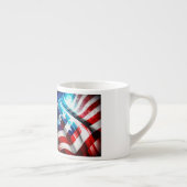 抽象芸術米国国旗Espresso Mug エスプレッソカップ (右)