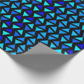 抽象芸術系ブルース ラッピングペーパー (角)