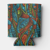 抽象芸術系壁紙 缶クーラー (正面)