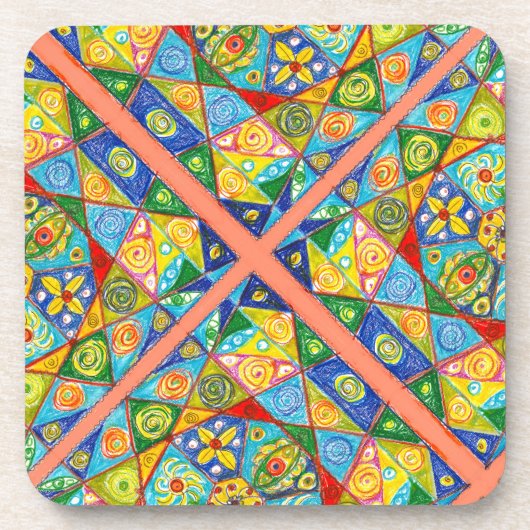 抽象芸術系 コースター (正面)