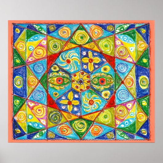 抽象芸術系 ポスター (正面)