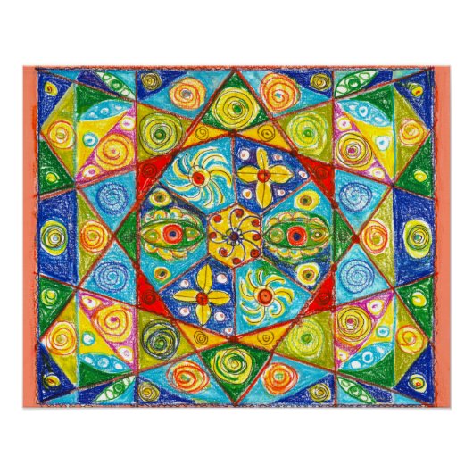 抽象芸術系 ポスター (正面)