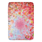 -抽象芸術紅葉と空 バスマット (正面縦)