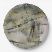 抽象芸術紅葉の風景2 ペーパープレート (正面)