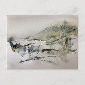 抽象芸術紅葉の風景2 ポストカード (正面)