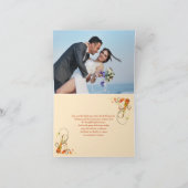 抽象芸術紅葉サンキューカード サンキューカード (内部)