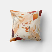 抽象芸術紅葉化粧枕カバー クッション (裏面)