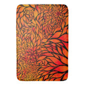 抽象芸術紅葉 バスマット (正面縦)