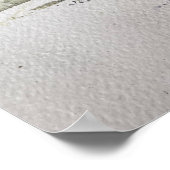 抽象芸術紅葉 ポスター (角)