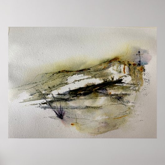 抽象芸術紅葉 ポスター (正面)