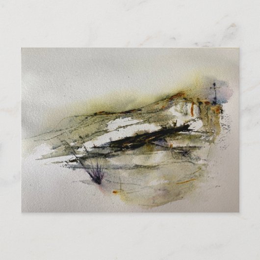 抽象芸術紅葉 ポストカード (正面)