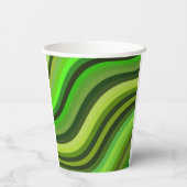 抽象芸術紙カップ 紙コップ (裏面)