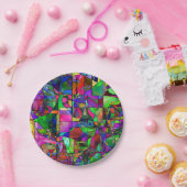 抽象芸術紙プレート ペーパープレート (パーティー)