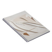 抽象芸術紙型枠ノート ノートブック (右側)