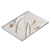 抽象芸術紙型枠ノート ノートブック (左側)